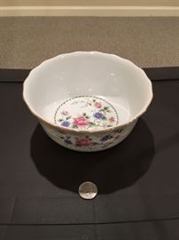 Andrea by Sadek "Spring Night" fine china bowl.
