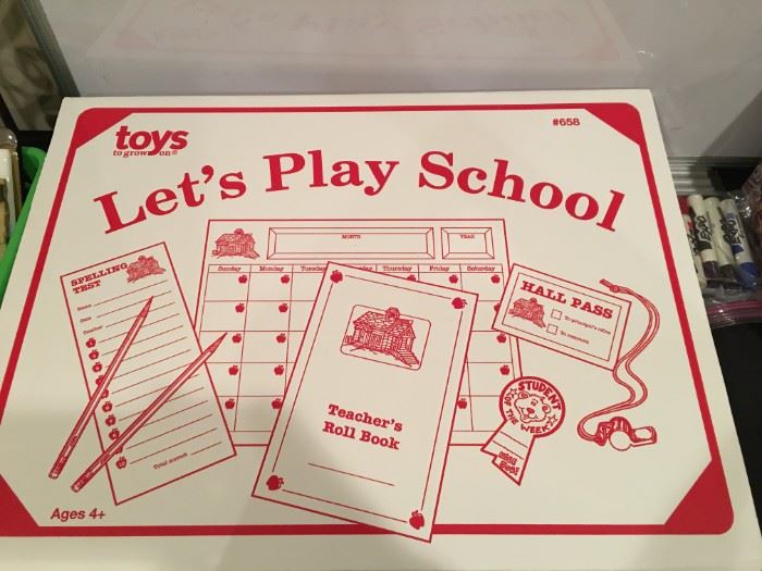 Toys to Grow Up On "Let's Play School", new in box!