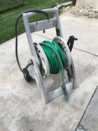 Hose and reel.