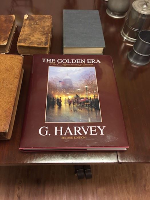 Signed G Harvey Book