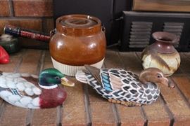 Bean pot, decoys