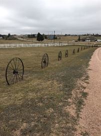 TONS of wagon wheels