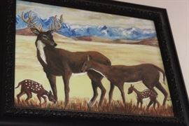 Deer Painting- Original