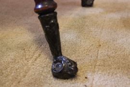 detail on piano stool