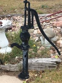 antique water pump