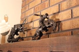 Cold cast bronze western art and decor