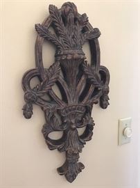 Decorative wall plaque.