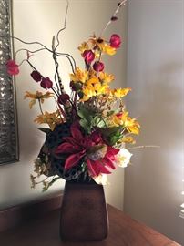 Floral display beautifully arranged in vase 