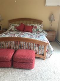 King size bed with sleep number mattress! 