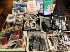 Tons of clebrity photos, many signed, some original!