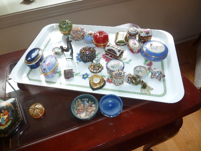 Limoges and more trinket boxes