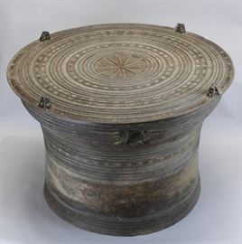 Southeast Asian bronze rain drum, 19th c.