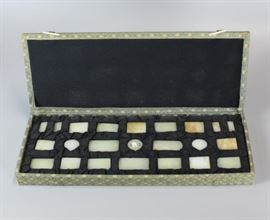 set of 23 Chinese belt plaques, 17th c.