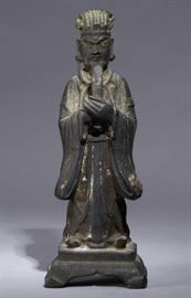 Chinese bronze official, Ming dynasty