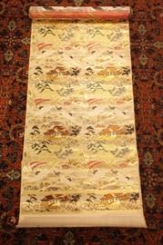 Chinese brocade fabric, 19th c.