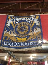 VINTAGE LEGIONNAIRES FLAG