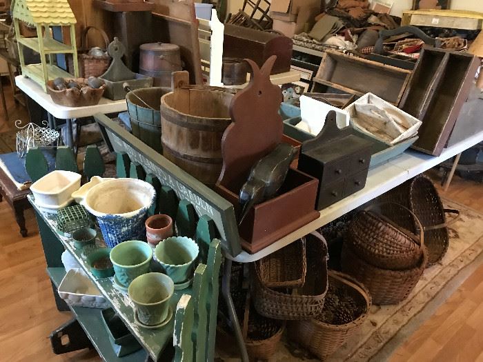 Baskets, Flower Pots, Wooden Ware