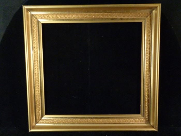 Antique gilt plaster picture frame