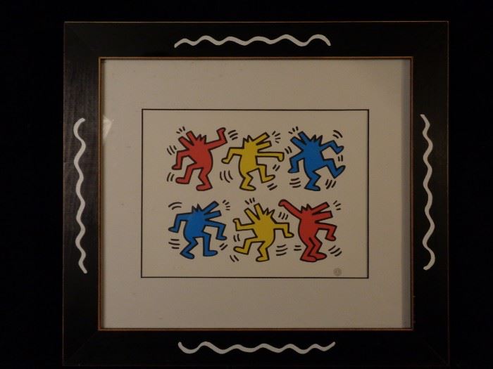 Keith Haring framed print