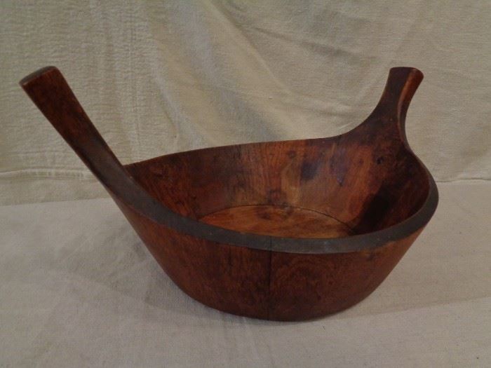 Early production Dansk teak "Viking" bowl by Jens Quistgaard