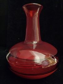 Studio art glass hand blown vase