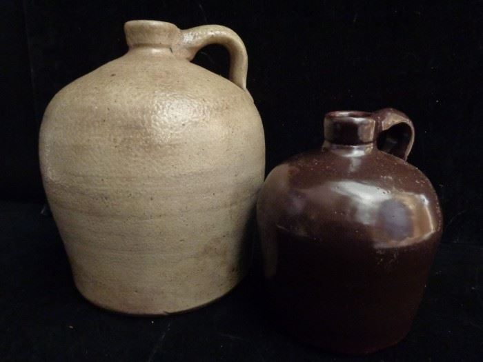 Two vintage stoneware jugs