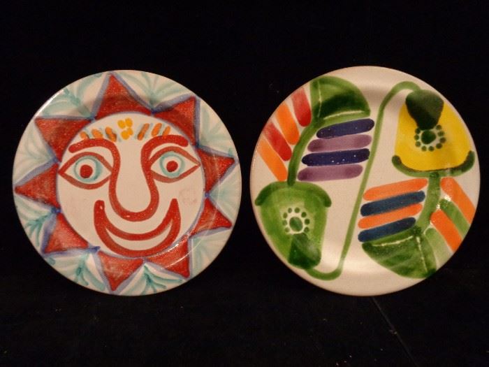 Desimone Italy pottery plates
