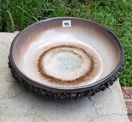 Lava ceramics bowl.