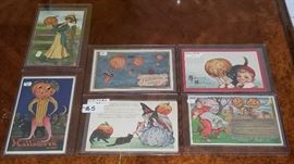 Vintage halloween postcards 