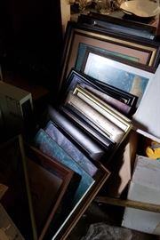Paintings framed