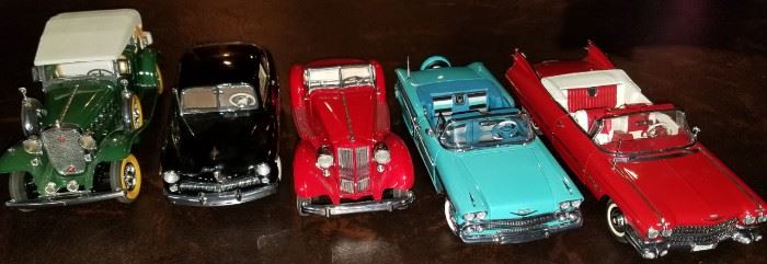 Danbury and Franklin Mint Model Cars