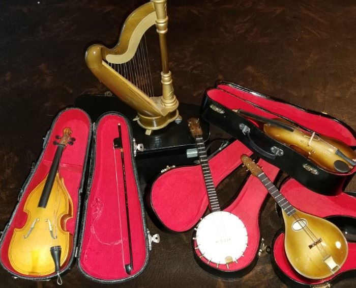 Mini Musical Instrument Music Boxes