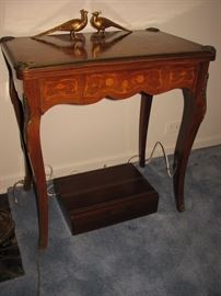 accent table, embellished