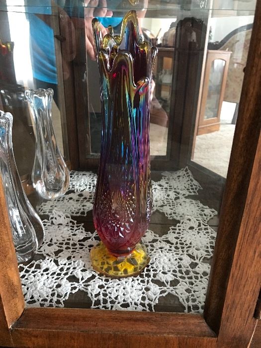 Swung Glass Vase