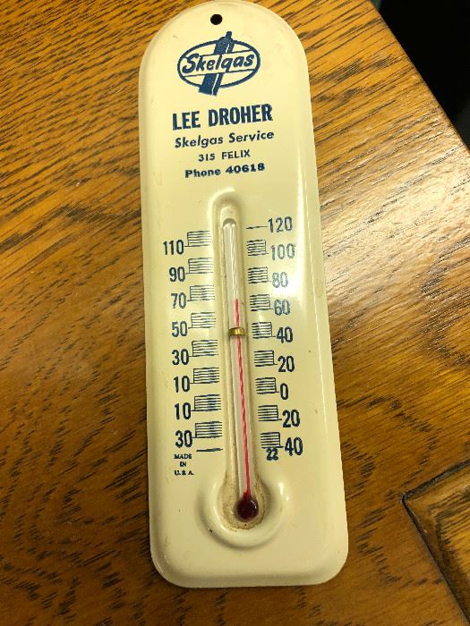 Vintage Skelgas Thermometer, St. Joseph