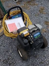 One of two pressure washers