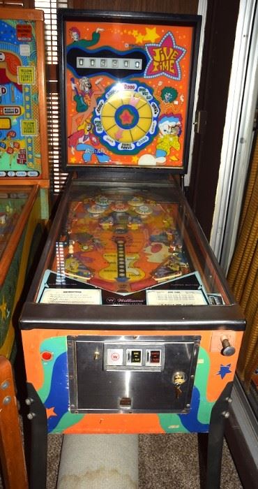 1970 Williams JIVE TIME flipper pinball machine