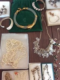 Some of the Designer Jewelry. Pearls, crystal, Gem Stones 