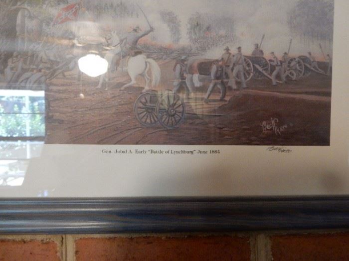 Buck Tyree Print - Title Close-Up "Gen. Jubal A. Early 'Battle of Lynchburg' June 1864"