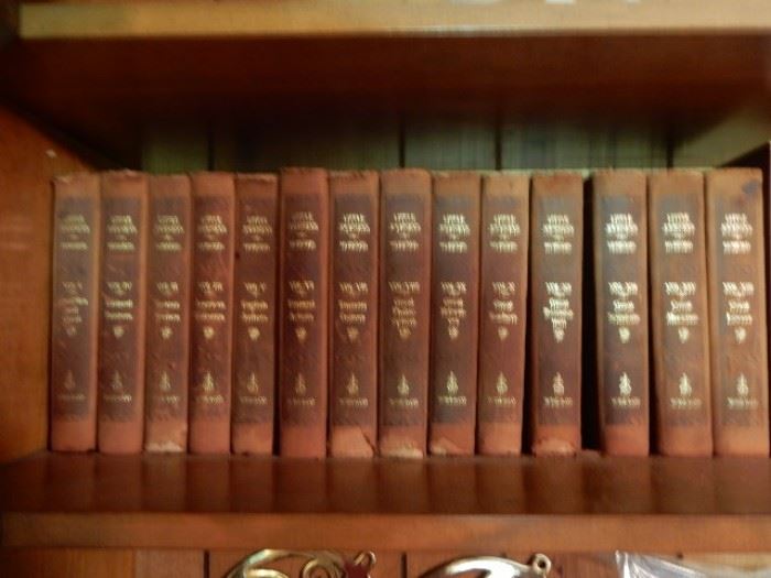 Antiquarian Books - 14 Volume Set, Leather Bound