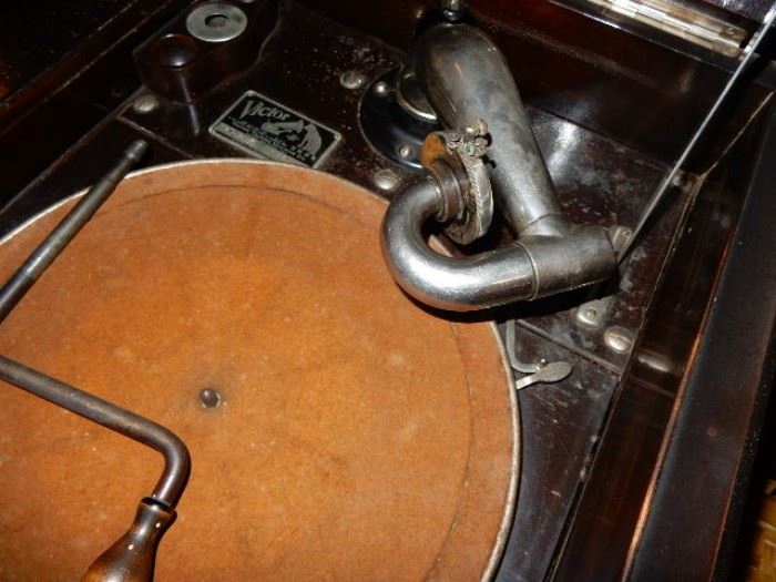 Antique Phonograph - Close-Up