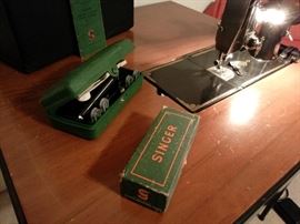 Singer 221 FeatherweightvCloseup View of Attachments