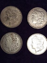 Assorted “Morgan” Dollars
