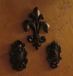 Old World decor - French wall plaques