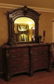 Old World style dresser