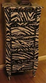 Zebra lingerie chest