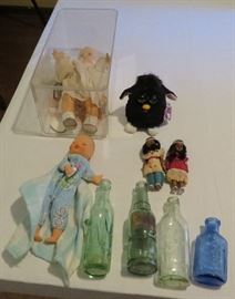 Vintage bottles, Furby