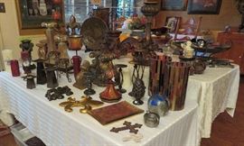 Candles, home decor, candle holders