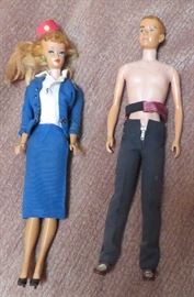 Vintage Barbie and Ken