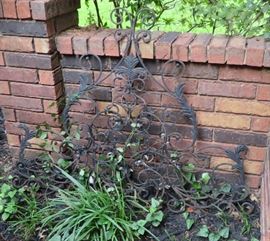 Iron garden decor
